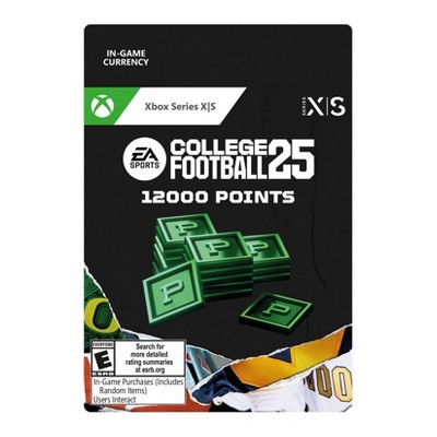 College Football 25: 12000 Points Xbox Series X/S (Digital)