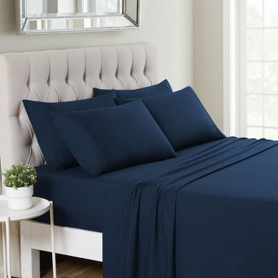 6 Piece Sheet Set, Deluxe Ultra Soft 1500 Series, Double Brushed Microfiber by Sweet Home Collection®