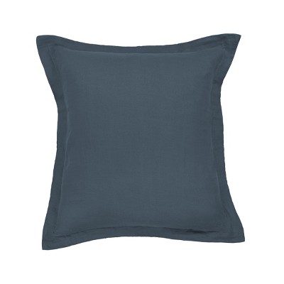100% French Linen Flanged Euro Sham 26" x 26" | BOKSER HOME