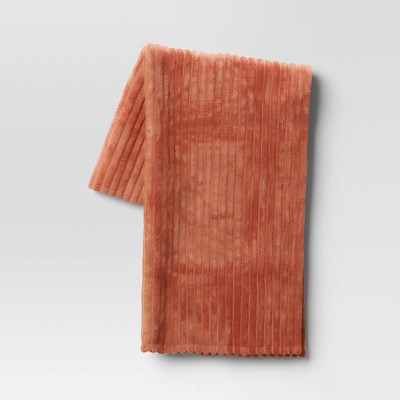 Channeled Plush Throw Blanket - Room Essentials™