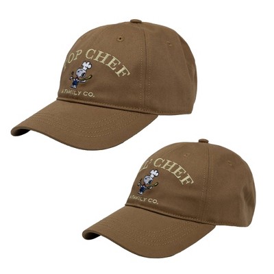 Men's Peanuts Baseball Hat - Brown 2pc