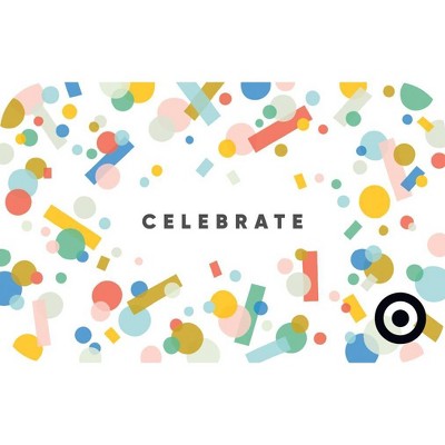 Celebrate Confetti Target GiftCard $100