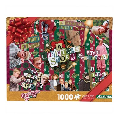 Aquarius Puzzles A Christmas Story Wrapping Paper 1000 Piece Jigsaw Puzzle