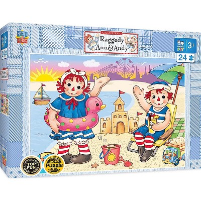 MasterPieces Inc Raggedy Ann & Andy Beach Fun 24 Piece Jigsaw Puzzle