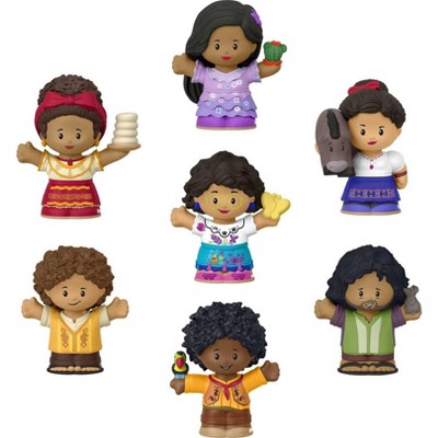 Fisher-Price Little People Toddler Toys Disney Encanto Figure Pack with 7 Characters for Pretend Play Ages 18+ Months