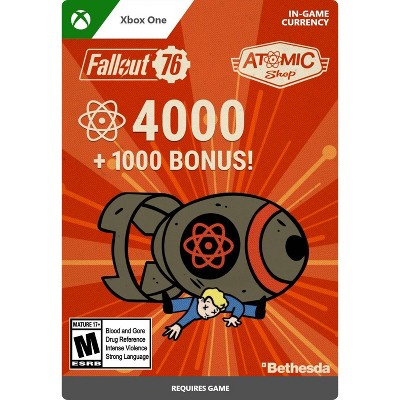 Fallout 76: 4000 (+1000 Bonus) Atoms - Xbox One (Digital)