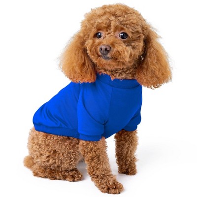 Rocky Thermal Fleece-Lined PET Sweater for Dogs, Puppies, Cats - Warm Coat Bodysuit One-Piece Jacket, Jammies with Leg Warmers (Blue, XX-Small)