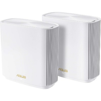 ASUS Zen Wi-Fi XT9 AX7800 Tri-Band WiFi6 Mesh Wi-Fi System 2Pack White Manufacturer Refurbished