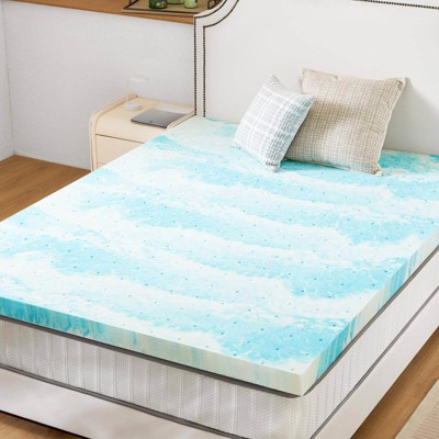 MyDepot Full Size Mattress Cooling Gel Memory Foam Mattress Topper