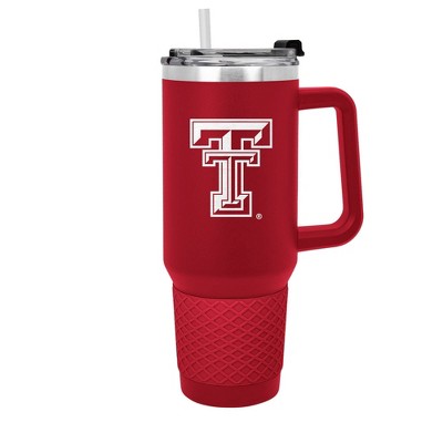 NCAA Texas Tech Red Raiders Colossus Travel Mug - 40oz: Stainless Steel, Silicone Grip