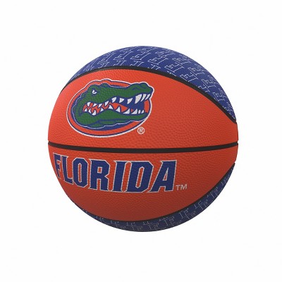NCAA Florida Gators Repeating Logo Mini-Size Rubber Basketball: All Ages Sports Ball