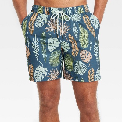 Men's 7" Swim Trunks with Boxer Brief Liner - Goodfellow & Co™