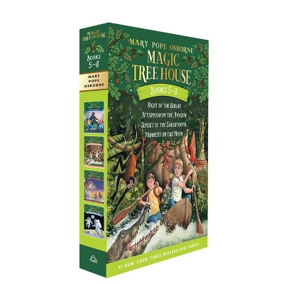 Magic Tree House Books 5-8 ( Magic Tree House) (Paperback) by Mary Pope Osborne