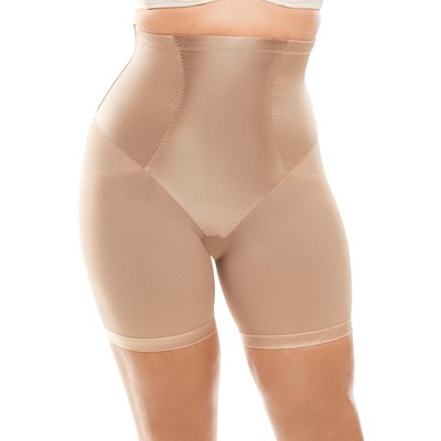 Secret Solutions Women's Plus Size Power Shaper Firm Control Long Leg Shaper