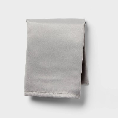 Standard Satin Pillowcase Gray - Room Essentials™