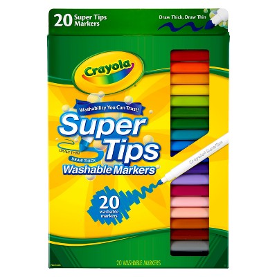 Crayola 20ct Super Tips Washable Markers