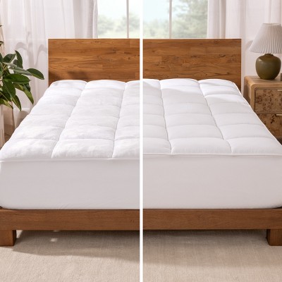Pillow-Top Reversible Mattress Pad by Bare Home
