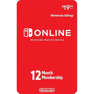Nintendo Switch Online 12-Month Individual Membership - Nintendo Switch (Digital)
