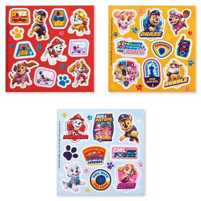 102ct Paw Patrol Stickers: Carlton Cards Kids & Toddler Favorite Character, 10 Sheets, All Ages, Birthday Theme