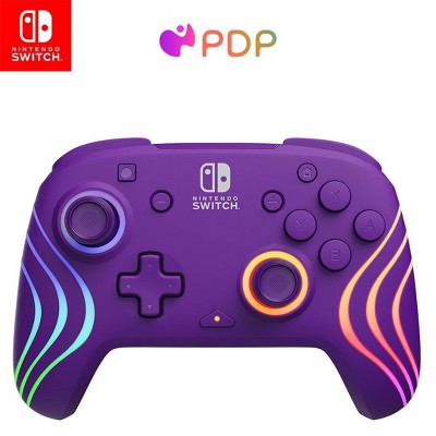 Afterglow Wave Wireless Motion Plus Nintendo Switch Controller Purple