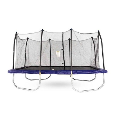Skywalker Trampolines 15' Rectangle Trampoline and Enclosure - Blue