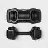Adjustable Dumbbell 25lbs - All In Motion™: Steel & Plastic, Single Piece - 3 of 4