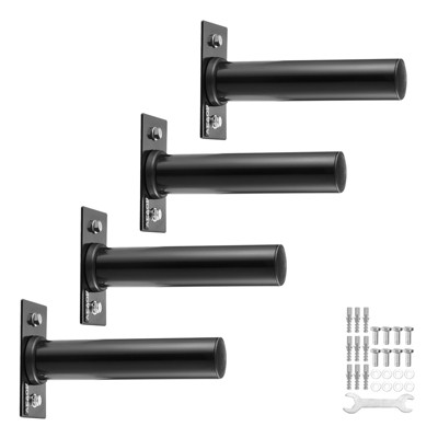 VEVOR Wall Mounted Weight Plate Holder, Weight Rack Storage for 2-Inch Weight Plates, 330 lbs Load Capacity Weight Storage Rack