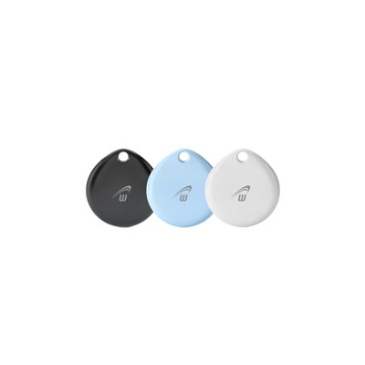 Worryfree Gadgets3 Pack-MFi Certified Anti Lost Device Wireless Tracker for Pets, Bags, Keys etc, Assorted