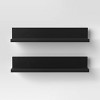 Set of 2 15" Picture Ledge Wall Shelf with Adhesive - Room Essentials™ - 3 of 4