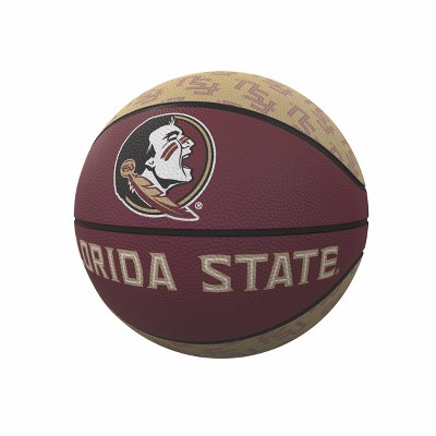 NCAA Florida State Seminoles Repeating Logo Mini-Size Basketball: Rubber Shell, All Ages