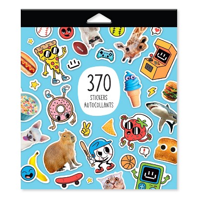 Carlton Cards 370ct Multi-Design Large Sticker Pack for Kids