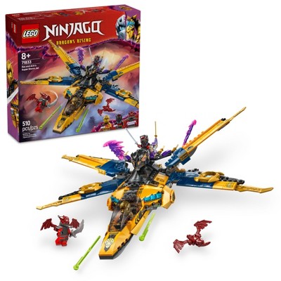 LEGO NINJAGO Ras and Arin's Super Storm Jet Building Toy 71833