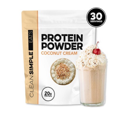 Clean Simple Eats Protein Powder - Coconut Cream - 30 Servings